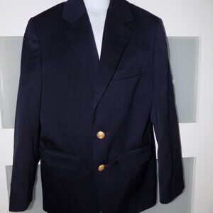 Dillard's Class Club Navy Blue Lined Blazer/Jacket Size 10 Boy's